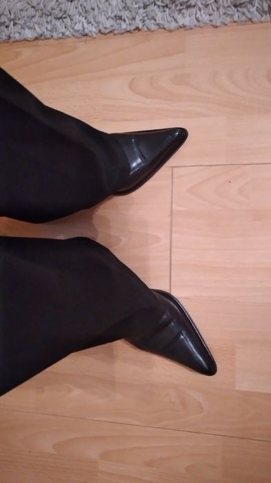 Włoskie buty damskie szpic y2k rozm 38