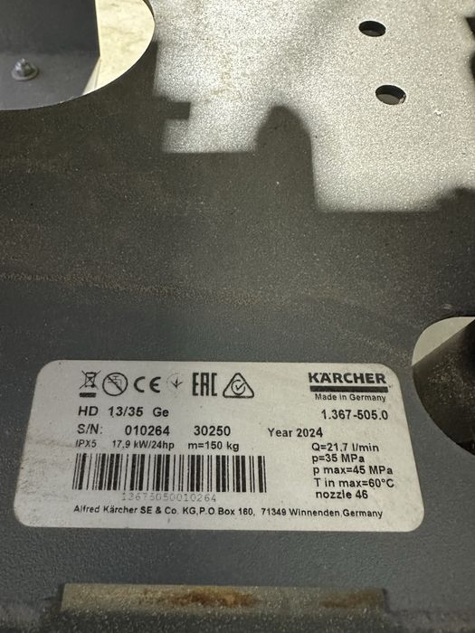 Karcher HD 13/35 GE 300 Bar!!!