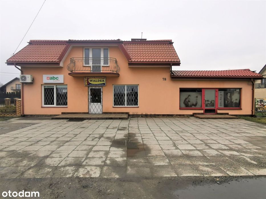 Dom + 2 lokale usługowe, Ryżki k. Łukowa, 286 m²