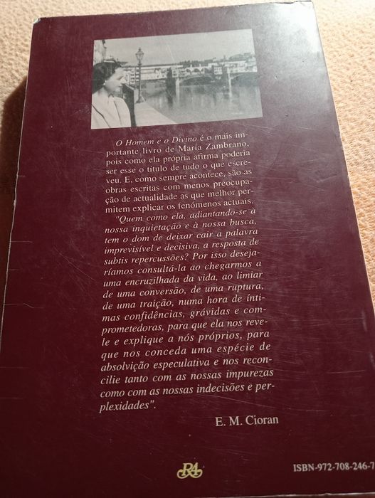 O Homem e o Divino María Zambrano