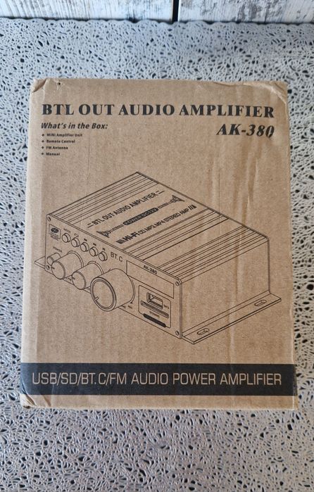 Audio amplifier AK 380, nowy