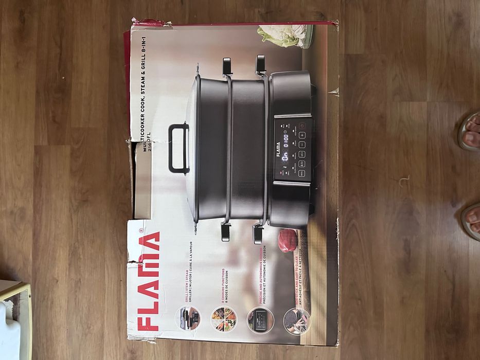Multicooker Cook, Steam & Grill 8-In-1 FLAMA