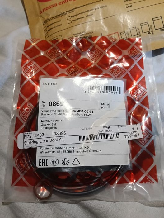 Mercedes-Benz kit de vedação de caixa de direção
