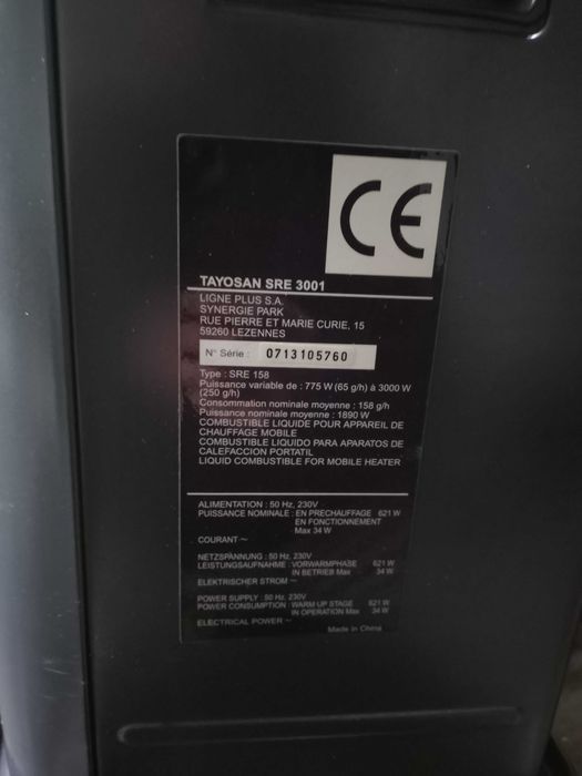 Piec naftowy Tayosan sre 3001