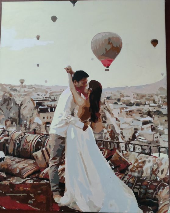 Готові картини за номерами з Одеси в асортименті, розмір 40*50