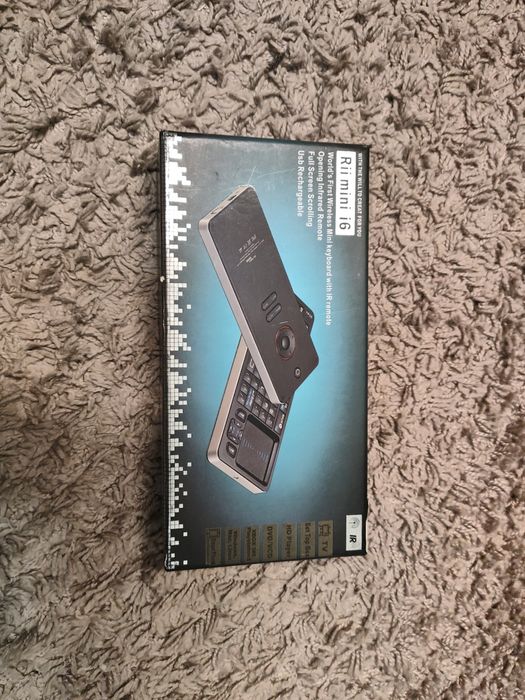 Бездротова міні клавіатура Bluetooth + пульт Rii mini i6