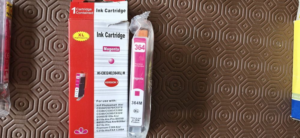 6 tinteiros de impressora