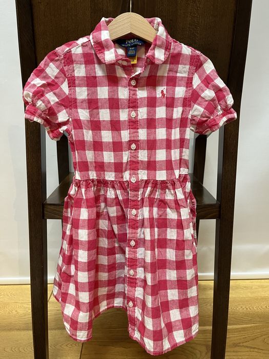 Sukienka lniana Polo Ralph Lauren rozmiar 4