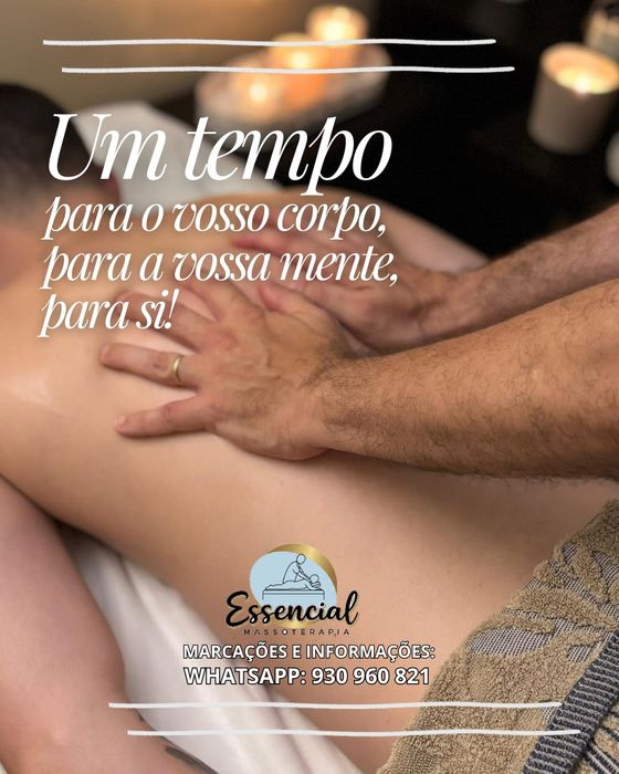 Fadiga? Massagista masc -  atendimento unissex (gabinete e domiciliar)