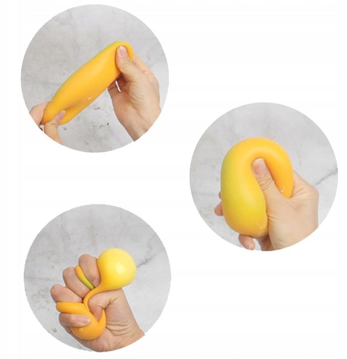 Gniotek antystresowy mango zabawka sensoryczna