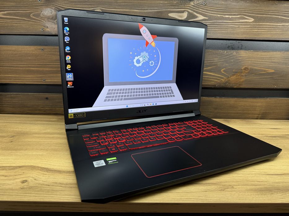 Acer Nitro5 GTX 1650Ti 4GB 17,3”IPS i5-10300H/16 GB/512Gb M2 + 1TB HDD