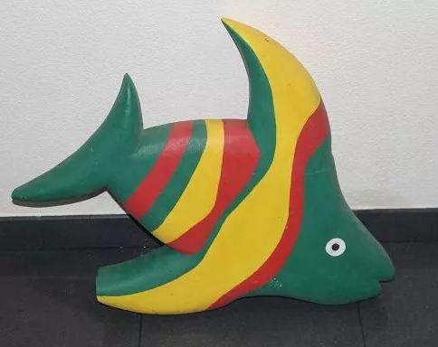 Golfinho e Peixe em Esferovite