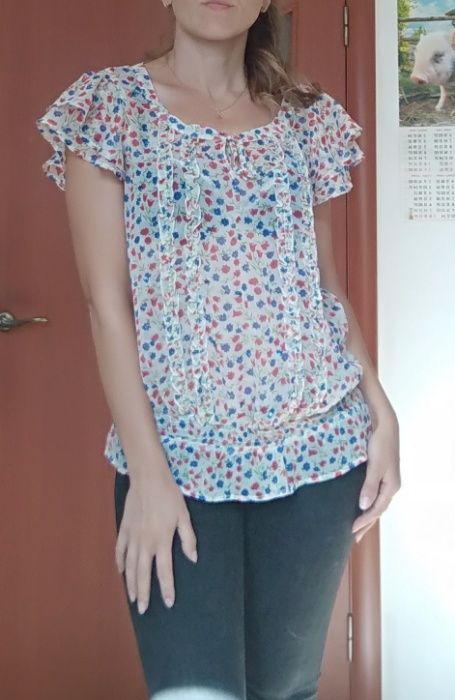 Блузка, кофточка, майка, маечка. Шифоновая. В идеале!