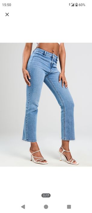 Spodnie Flare Cropped 36 Sinsay