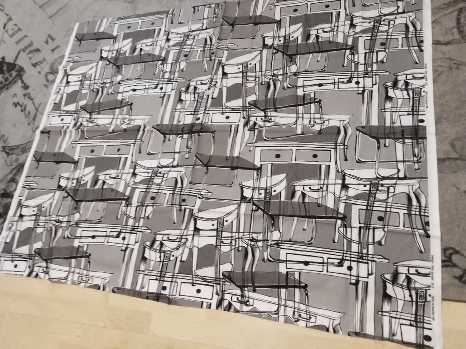 Material lniany Meble, Ikea Szwecja, modernistyczny design