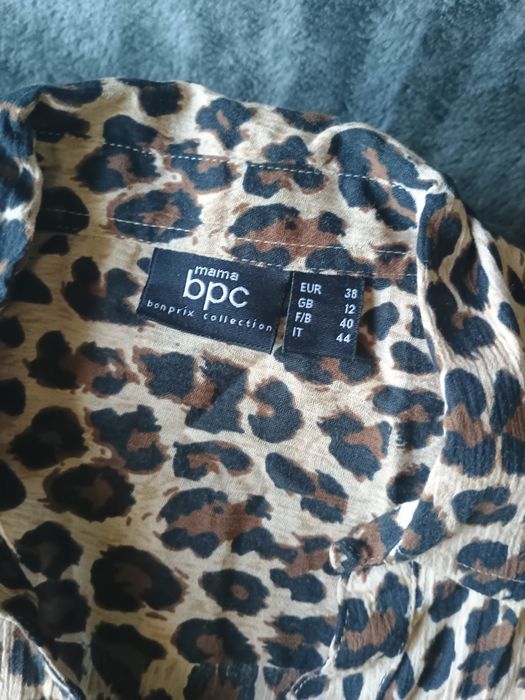 Bluzka ciążowa w zwierzęcy wzór Panterka