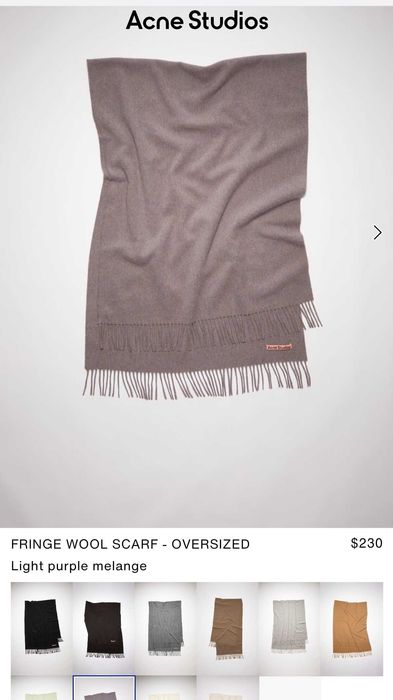 Шарф Acne Studios 100% шерсть