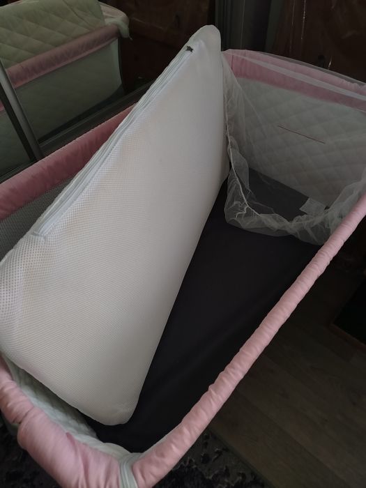 Кроватка-колиска Lionello, приставна люлька для немовляти