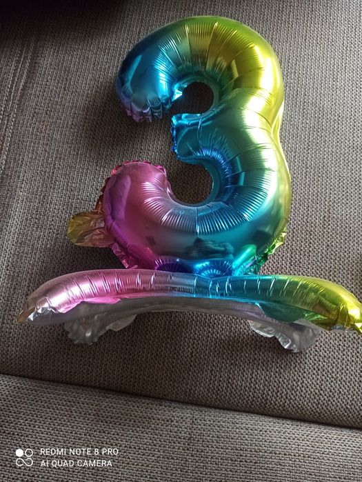 Balony urodzinowe cyfry 3 i 0