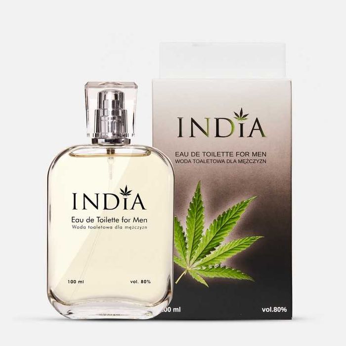Woda toaletowa męska z nutą konopi 100 ml India