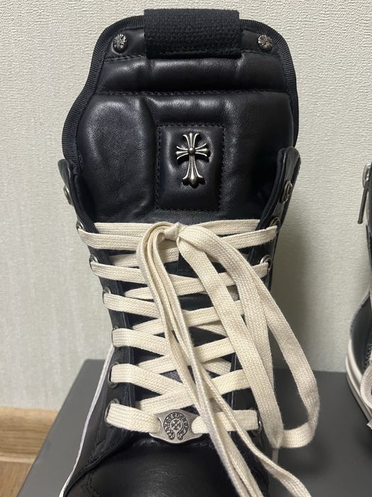 Rick Owens x Chrome Hearts geobasket