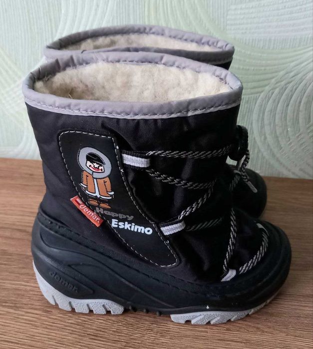 Дитячі зимові дутики чоботи для хлопчика Demar Eskimo (Poland)