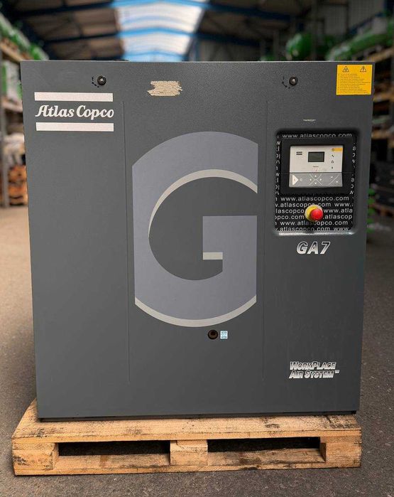 Гвинтовий компресор  ATLAS COPCO GA 7, 7кВт бувший у вжитку