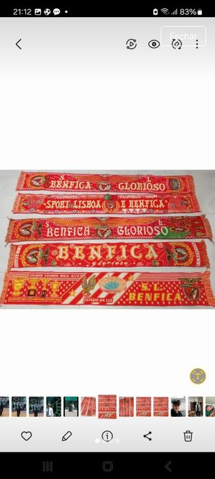 Varios echarpes, bufandas