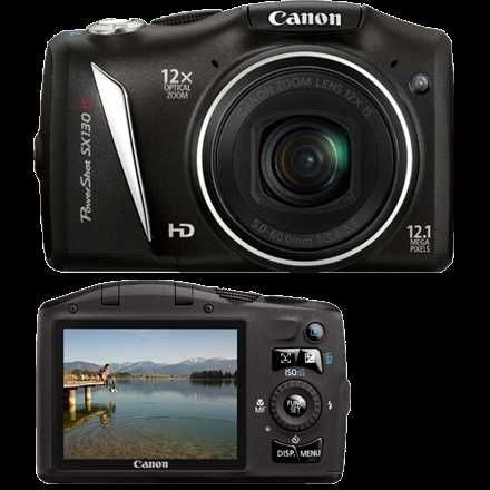 Canon PowerShot SX130 IS + MicroSD 32GB + 2 bat AA NI-MH poj. 3800mAh