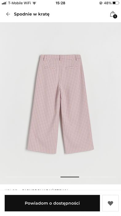 Spodnie dla dziewczynki Reserved rozm. 116