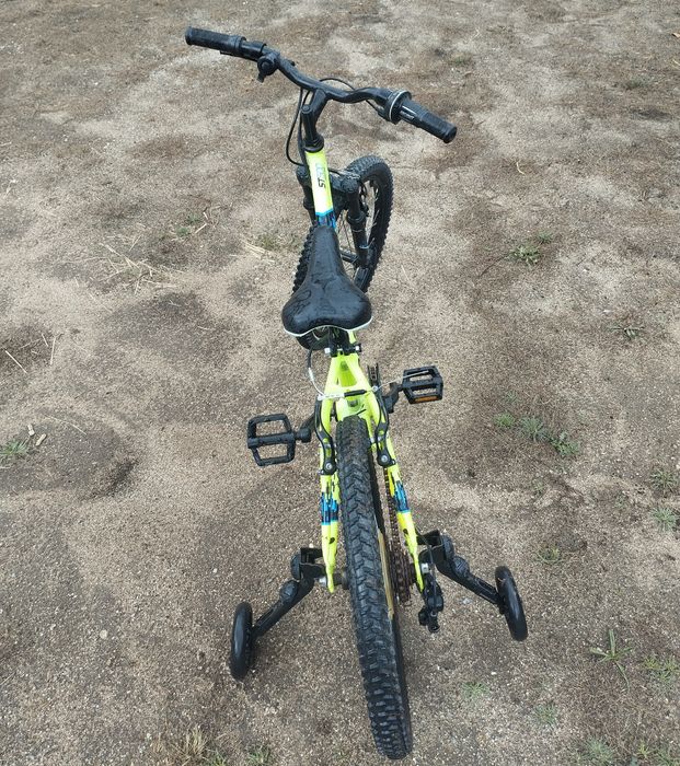 Bicicleta criança BTT Rockrider ST 500 + rodas de apoio