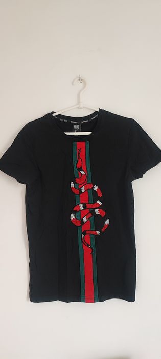 Czarna koszulka z wężem Black Squad XS