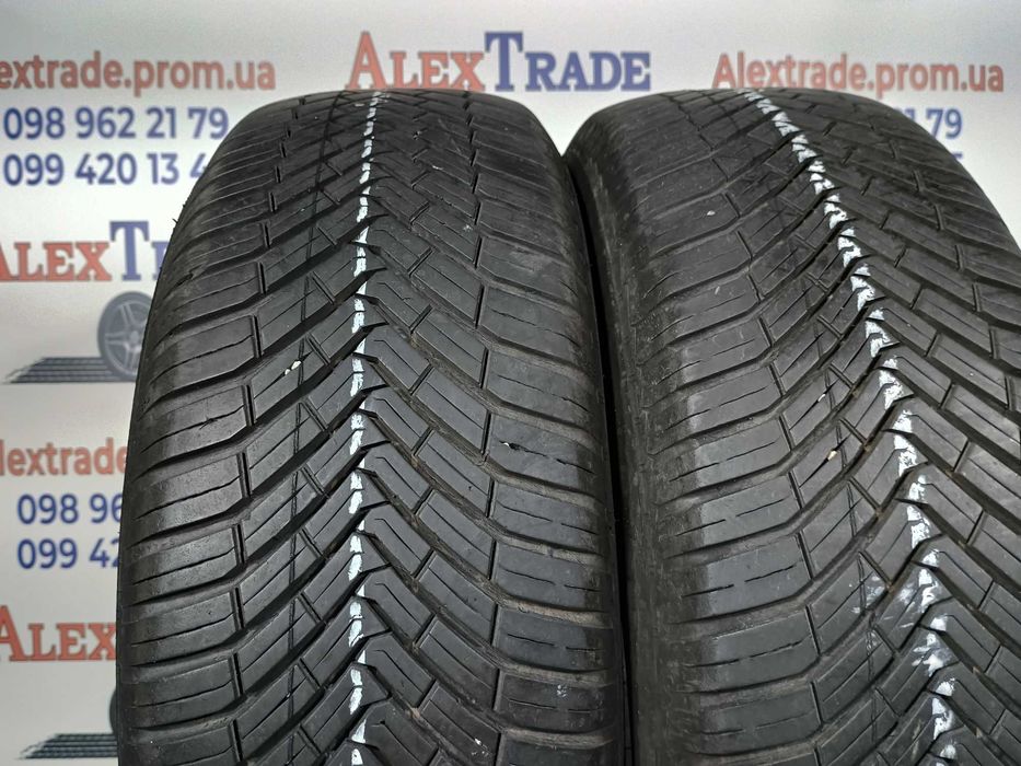 2 шт. 195/65 R15 Continental AllSeasonContact шини б/у, протектор 6,5 мм