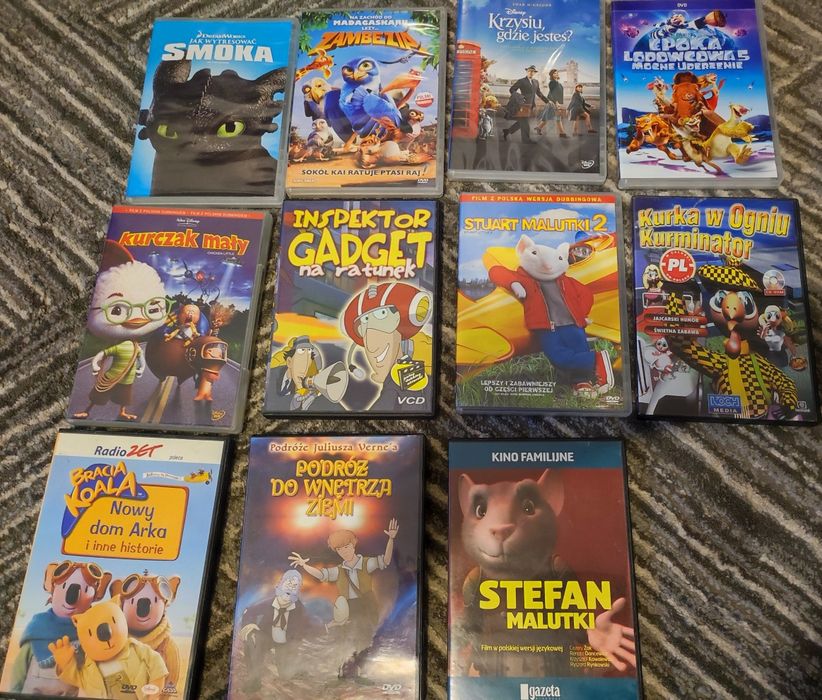 Bajki filmy płyty dvd
