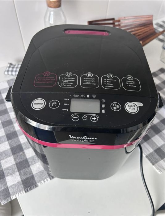 Maquina de fazer pão com e sem gluten moulinex
