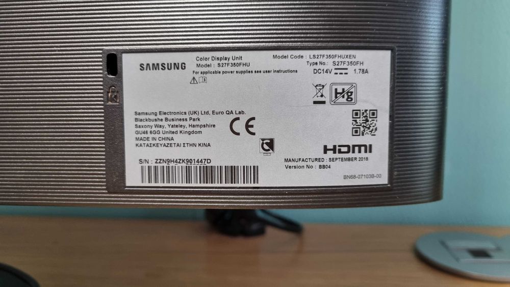 Monitor Samsung 27" Full HD LED | Excelente Estado | Cabo HDMI Incluído | Vários disponíveis