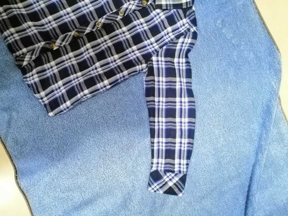 Camisa xadrez, BS, 24-36 meses