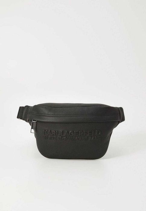 100% ОРИГІНАЛ Karl Lagerfeld bumbag ШКІРА сумка через плече чорна