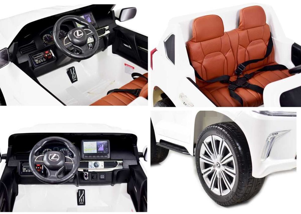 LEXUS LX-570 2X12V Pełna opcja Pasy Hamulec 3 prędkości Pilot Kluczyk