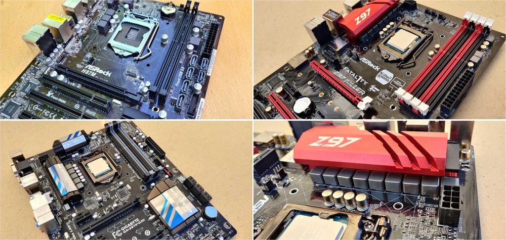 Материнська плата ASRock H87M (s1150. Intel H87. PCI-E 3.0x16)