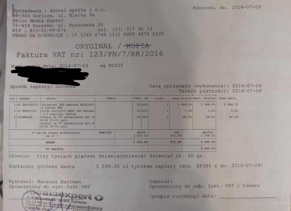 Telewizor LED Samsung UE55J6370 55cal.