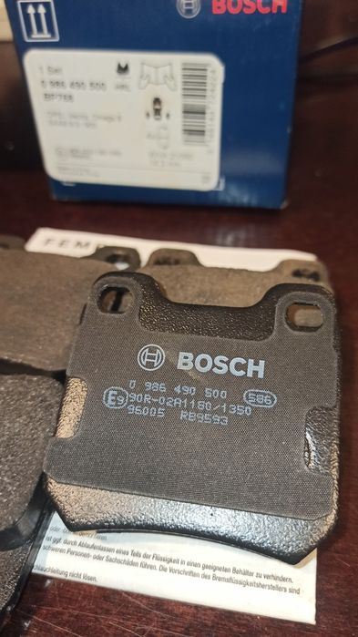 Задні гальмівні колодки Bosch, орігинал, Opel Omega A/B, Vectra, Saab