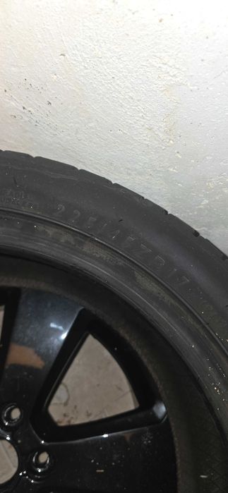 Jantes 17" + 2 Pneus Dunlop Novos