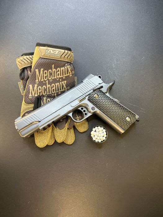 Металевий пістолет Kimber Warrior - модель V13 grey-blue (іграшка)