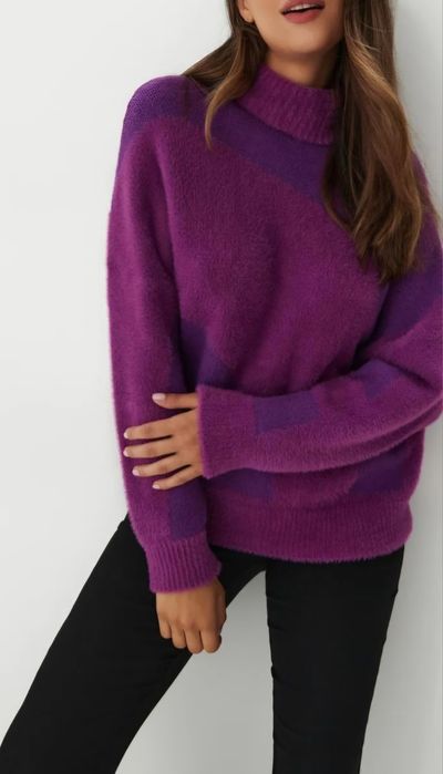 Sweter z golfem Mohito r.L/super stan