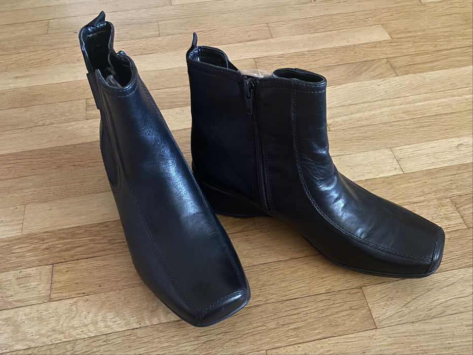 Черевички Clarks, шкіряні