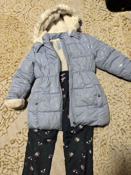 Зимова куртка та штани фліс 116-122см