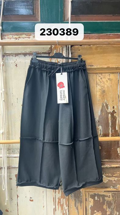 Spodnie damskie przeszycia czarne Wendy trendy