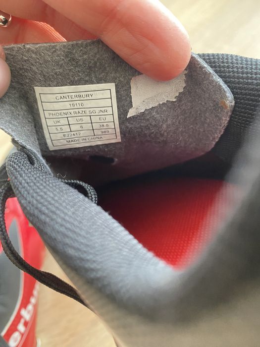 Бутси canterbury( 38,5 р)