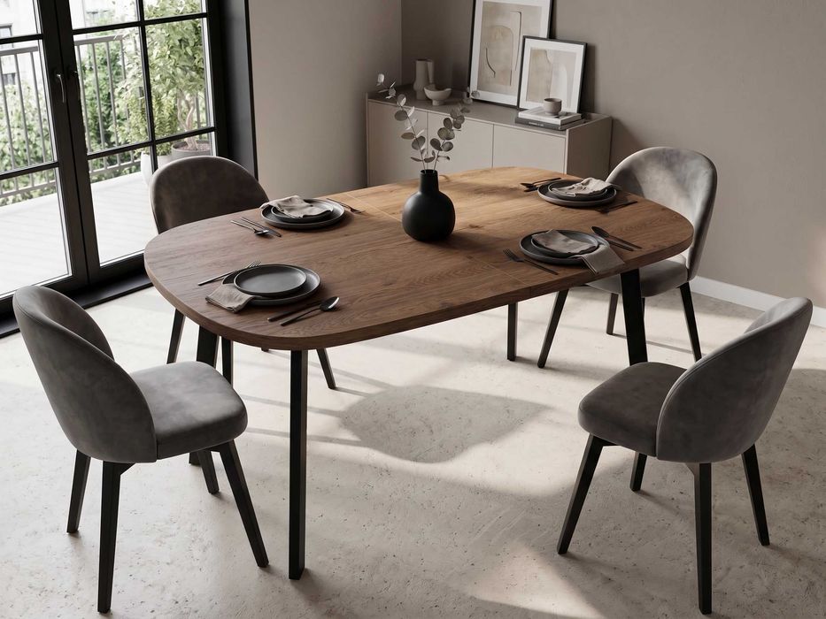 Stół rozkładany Solo 120x80+2x50 cm kolor blatu do wyboru - prosto od producenta